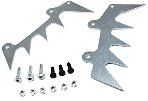 Huri Griffe Ensemble couvercle de pignon/griffe de butée avec Vis compatibles avec tronçonneuse Stihl 044 MS440 046 MS460 066 MS660. Remplace 1122 664 0503, 1122 664 0508