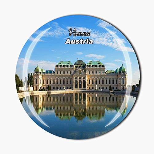 Kühlschrankmagnet, Wiener Österreich, Souvenir, Geschenk, Zuhause, Küche, Kühlschrankdekoration, Magnetaufkleber, Kristall-Magnet-Kollektion