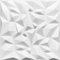 DECCART - Panneau Mural Decoratif 3D | Revetement mural | Panneaux Muraux | Polystyrène PSE | 50x50 cm Améthyste 2 m², 8 pièces, blanc