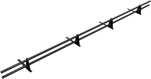 Parotec SCHNEEFANGROHR-Set 3 m für Plattdach – 2 Rohre, 4 Halter Anthrazit | Komplettes Set 300 cm für Flachdach, Trapezblech, Bitumenbahn – 1, 2 oder 3 Rohre – 10 Farben – RAL 7016