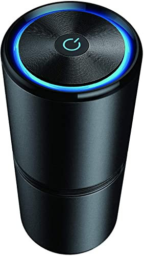 trettitre Lapurifier - Purificador de aire para coche, 12 millones de iones negativos para fumadores, purificadores iónicos portátiles silenciosos de 27 dB, para habitación pequeña, elimina el polvo,