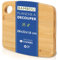 Daniks Tagliere in Legno di 100% Bambù con Foro d’Impugnatura, 28x22x1.8 cm (M), per Pane, Pizza, Pasta e Aperitivi