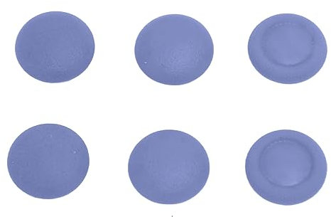 Poignées de Pouce, Capuchon de Remplacement de Joystick Analogique 3D, Couvercle de Bouton de Poignée de Pouce 6 en 1 pour Manette PS5 Elite (Bleu)
