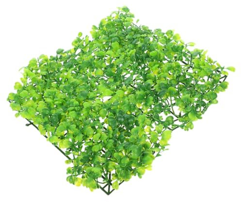 BESPORTBLE 3pcs Artificial Grass Lawn Tank Aquarium Decor Grass Carpet for Reptile Carpet for Fish Tank Ornaments