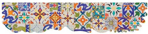emmevi Le Forme Piastrella Tappeto Cucina Sagoma Pvc Moderno Colorato Antiscivolo Stampa Digitale 50x240 cm