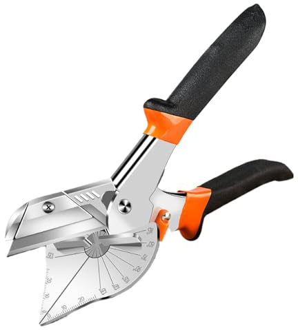 FunnAura Mitre Shears for Cutting Wood Moulding, Angle Cutter for Beading with 10 Replacement Parts