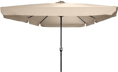 Ombrellone Palo Centrale Imperia 3x2 Palo Antracite Telo Beige