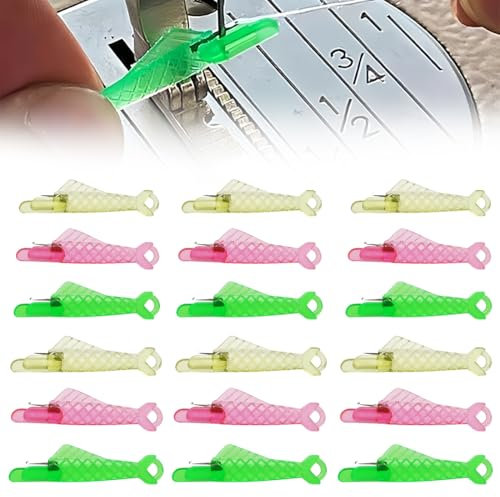 ORGYAML Nähmaschinen-Nadeleinfädler, Nadeleinfädler Nadel Einfädler Automatischer Einfädler Nadel Threading Tool für Handnähen und Nähmaschinen DIY Crafts Sewing Needle Threaders, 18 Stück