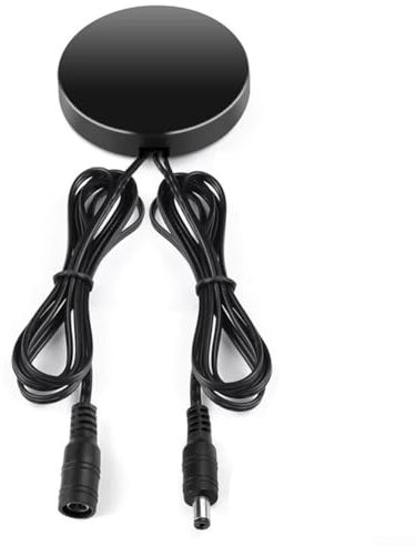 Touch Dimmer Switch,Concealed Cabinet Touch Switch Sensor For Smart Home LED Light(DC head BLACK)