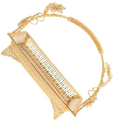 OKUMEYR Panier De Rangement Doré Corbeille à Fruits Pains Modèle Pour Cuisine Et Décoration Intérieure Design Élégant Et
