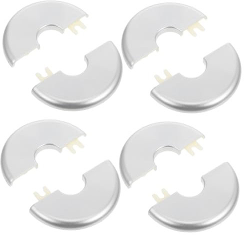 TINEASUR 4pcs Pool Handrail Shielding Covers for Ladder Hole Pipe Decoration for Inground Pools User-friendly Installation Fit for All Types