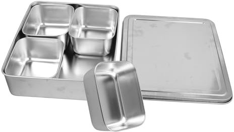 Cabilock Caja De Condimentos Compartimentos Organizadores De Condimentos Para Bar Caja Para Fruta Compartimentos Estuche Para Alimentos Para Coctelería
