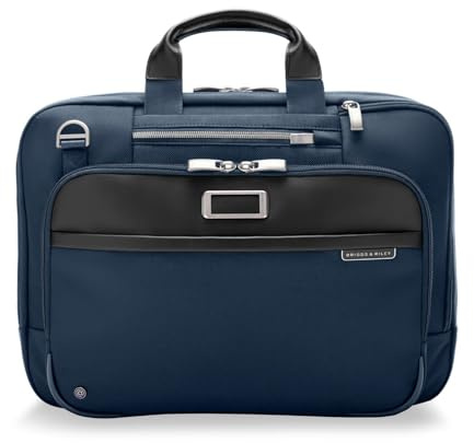 Briggs & Riley @Work Medium Expandable Briefcase, Navy