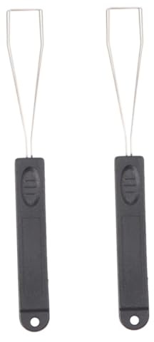 jojofuny 2pièces Extracteur de Touches Mécaniques Outil de Nettoyage pour Claviers Noirs Clips de Clavier Lot