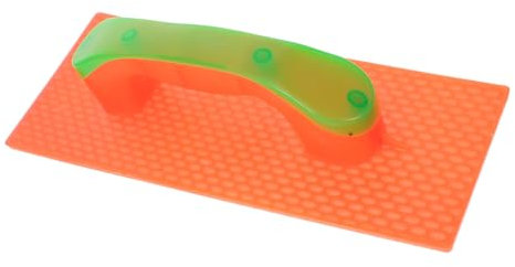 NUOBESTY Kunststoff Glättkelle Flache Bauwerkzeuge für Verputzen Robuste Glättkelle für Verschiedene Bauprojekte Langlebiges Material für Effiziente Anwendung von Putz für DIY Enthusiasten