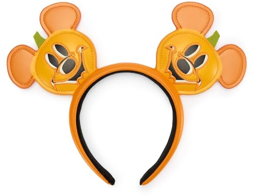 Disney Store Official Halloween Headband for Adults, Mickey Mouse Pumpkin Ears, One Size