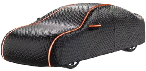 Anti-Hail Car Cover For Jaguar XK X100, Heavy duty cotton padded hail protector windproof anti-uv flame retardant with door zipper outdoor car tarpaulin