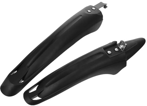 Alipis Fahrrad Schutzbleche Mountainbike Verstellbar Robust Wetterfest Vorder Hinterrad Schutz vor Schmutz Spritzwasser Fahrrad Zubehör