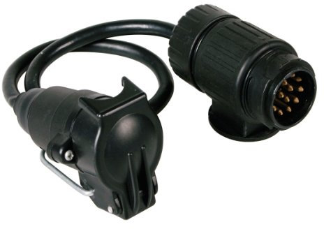 Pilot LA_38991 Anhänger-Adapter, 13-polig Stecker auf 7-polig Buchse