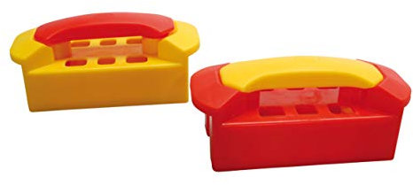 GOWI 558-76 Design Ziegelpresse, farblich Sortiert, einzeln, Sandkästen und Sandspielzeuge