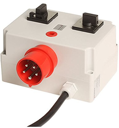 Stern-Dreieck-Starter, handbetätigt, bis 7,5kW mit Hauptschalter 0098.3501