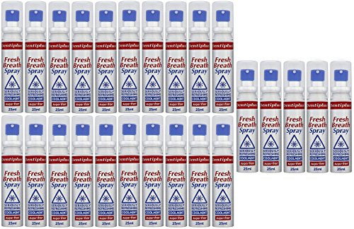x25 Dentiplus Fresh Breath Spray Seriously Refreshing Coolmint Sugar Free 25ml