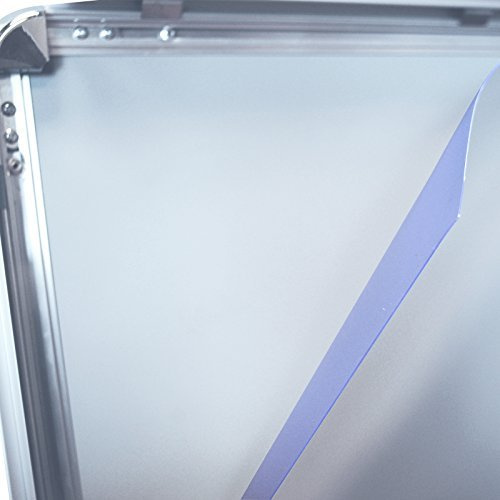 4 Stück DIN A0 (84,1 cm x 118,90 cm) Ersatzfolie Schutzfolie Folie für Kundenstopper Klapprahmen