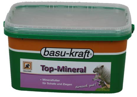 Top-Mineral Mineralfutter für Ziegen und Schafe 6 kg - deckt den Bedarf an Mengen- und Spurenelementen