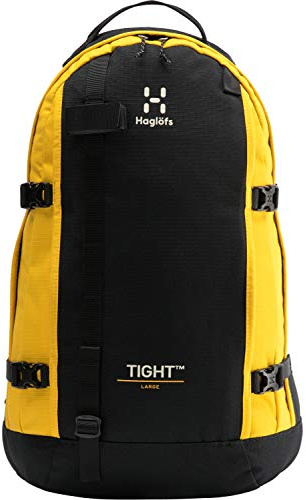 HAGLOFS 338150_4MA Tight Large Sports backpack Unisex Adult True Black/Pumpkin Yellow Größe 1-SIZE