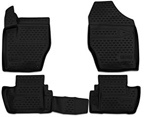 Element Passgenaue 3D Fussmatten Designed für Peugeot 408, NUR FÜR Mk1, 2012-2022, 4 TLG.