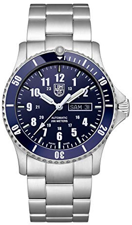 Luminox – Sport Timer Automatic HerrenUhr 42 mm, 0920 Serie, Sportuhr Edelstahl, Swiss Automatic Uhr, Saphirglas, 200 m wasserdicht, Selbstleuchtend