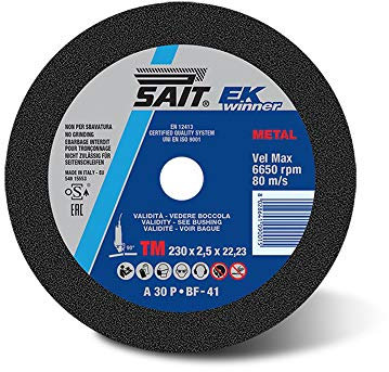Sait 09014 EK WINNER-TM A 30 P - Disco da taglio piatto, diametro 300 mm, spessore 3,5 mm, foro medio 25,4, 30 pezzi