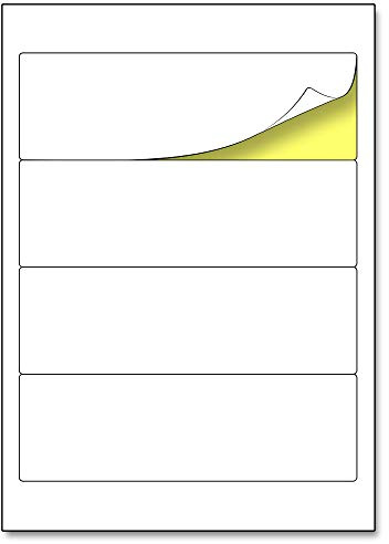 192 x 61 mm, 150 Blatt, Ordnerrücken Selbstklebend Breit Bedruckbar A4 | Ordner Rückenschilder Aufkleber