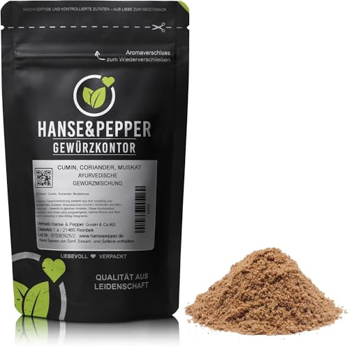 250g Ayurvedische Gewürzmischung aus Cumin Kreuzkümmel Coriander Muskatnuss