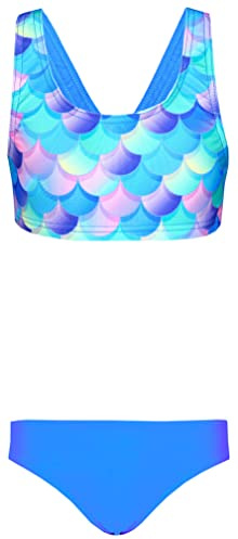 Aquarti Costume da Bagno per Ragazze | Bikini Sportivo 2 Pezzi Bambina