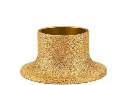 Mola a tazza diamantata per cemento armato, Mola abrasiva for pietra, bordo francese, mola for rifinitura di piastrelle in marmo e granito, disco for smerigliatrice angolare con diamante brasato(35mm)