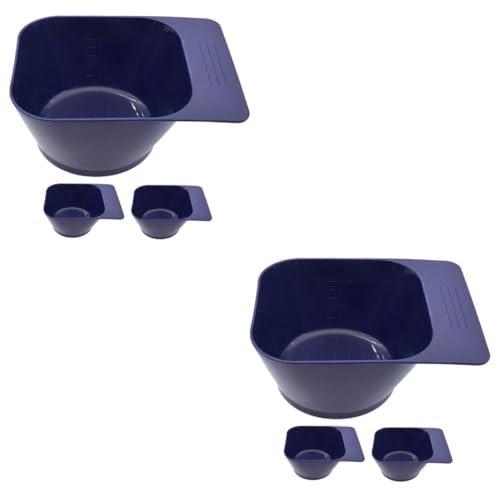 FRCOLOR 6 Stk Schüssel Mit Haarbacköl Farbmischschüsseln Für Friseursalons Rührschüsseln Zum Färben Von Haaren Haarfärbeschale Färbeschalen Für Friseursalons Farbschalen Plastik Blue