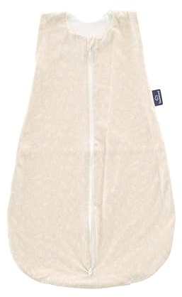 TRÄUMELAND Sommarsovsäck Baby Garden 0,5 ToG, lätt ventilerande babysovsäck av 100% bomull för varma sommarnätter, Öko-Tex 100-certifierad, giftfri och hudvänlig