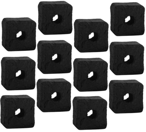 BESTonZON Pierres Pour Foyer Pierres Aquarium Pour Barbecue Gril Pour Foyer Au Propane Petit Barbecue Pour Camping