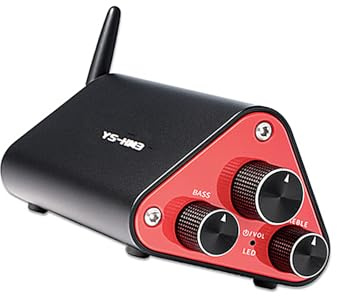 DEKKRYNFV Amplificatore Stereo Professionale a Bassa Distorsione 50Wx2 Uscita HiFi Ne5532 Dissipazione del Calore da 3 5 Mm Compatibile con