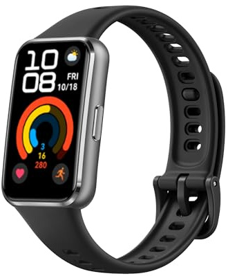 HUAWEI Band 11 Aluminium Fitness Tracker, Smart Watch for Women Men, Black | Sleep Tracker, A-Fib Detection, 5 ATM, 14-Day Battery, Step Counter, Pedometer, Fitness Band, Smart Band, Android & iOS