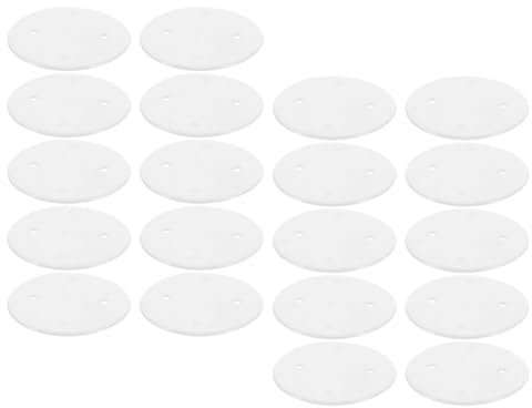 ULDIGI Cache Fil Plafond Rond 4.13X4.13X0.12In Plaque de Recouvrement en Plastique pour Murs et Plafonds Usage Intérieur Bureaux et Habitations
