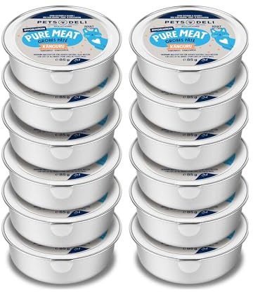 Pets Deli Hypocare Nassfutter für Katzen mit Känguru, 12x85g | Monoprotein Känguru, mit FOS-Präbiotika & Leinöl, für sensible Katzen, getreidefrei, ohne Zucker, Premium Qualität