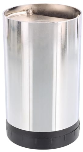 WAGNER Möbelbein/Tischbein/Möbelfuß/Systemrohr TENO - Ø 60 x 100 mm, individuell mit TENO System und QuickClick kombinierbar, Stahl verchromt, Tragkraft 50 kg - 12351701