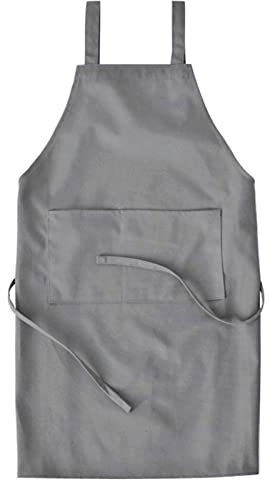 BATTTX Arbeiten Schürze, Tischlerschürze Schweißerschürze Wasserfest Canvas Werkzeugschürze Herren Damen, Perfekt for Garten Keramik Werkstatt Garage