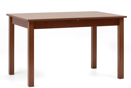 Mesa de Comedor Extensible Madera acabado color Cerezo 120 a 150x80x75 cm
