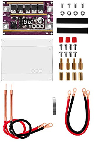 Gullermo 1 Set Spot Welder K99 Spot Welder K99 Spot Welder Kit Fai da Te + Case 99 Gears Mini Scheda di Controllo per Saldatrice A Punti Regolabile 0.1-0.3MM per 17490 18650