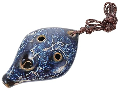 Ocarina Instrument Loch Wind Praxis Anfänger Blatt Flöte Porzellan Anhänger Musik Ocarin Ocarinas Geschenke