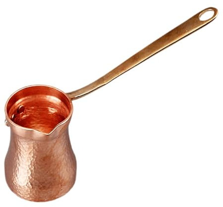 SiaBiced Cafetera de Cobre para Preparar Café Turco, Estilo un, 100ML