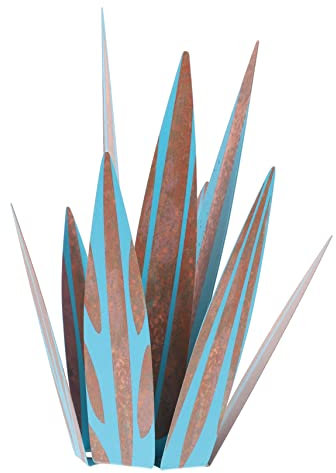 Milisten Eisen Simulation Agave Blume Ornament Dekoration Für Garten Outdoor Gartenornament Fake Agave